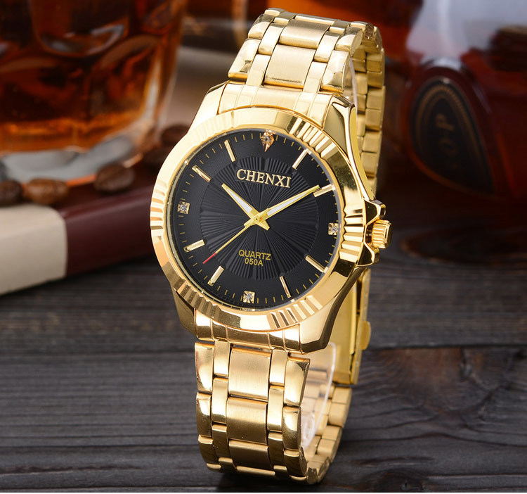Luxury Brand Man Gold Dress Watches Stainless Steel JayJay's Scrubs