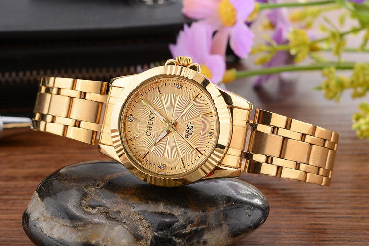 Luxury Brand Man Gold Dress Watches Stainless Steel JayJay's Scrubs