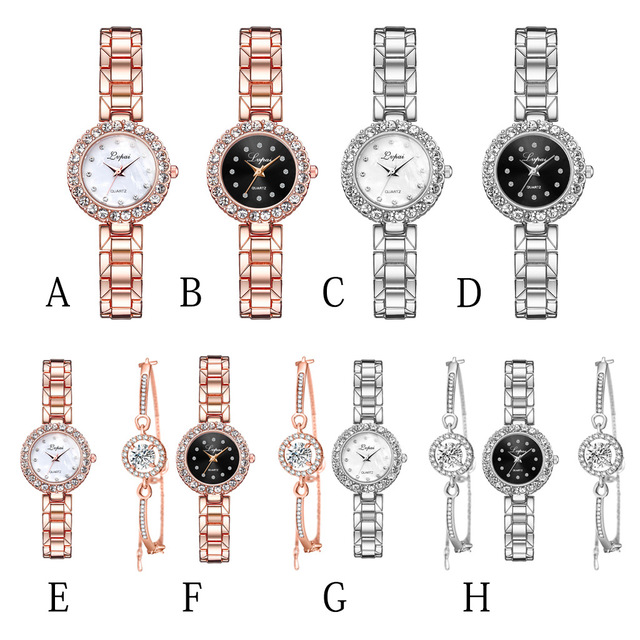 Watches-Set Bangle Clock Bracelet Wrist-Watch Quartz Women Fashion Ladies Brand Luxury JayJay's Scrubs