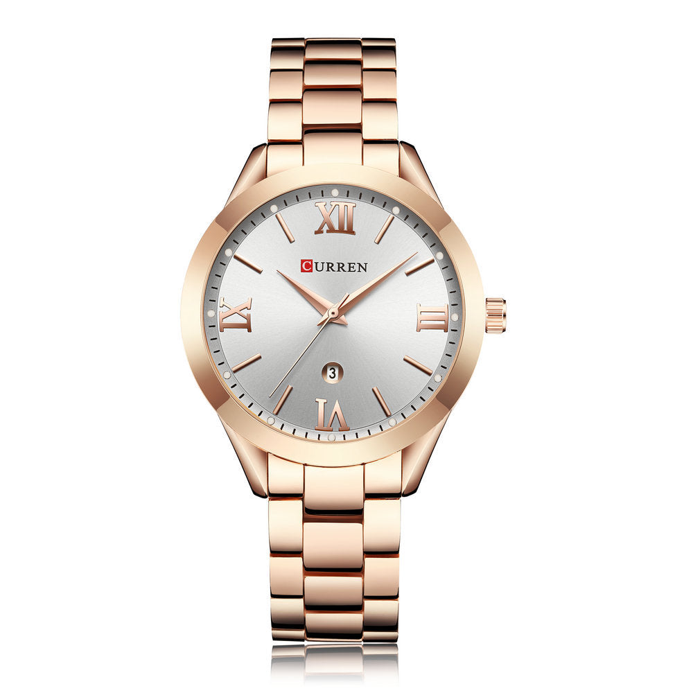 CURREN 9007 Rose Gold Watch Women Quartz Watches Ladies Top Brand Luxury Female Wrist Watch Girl Clock Relogio Feminino JayJay's Scrubs