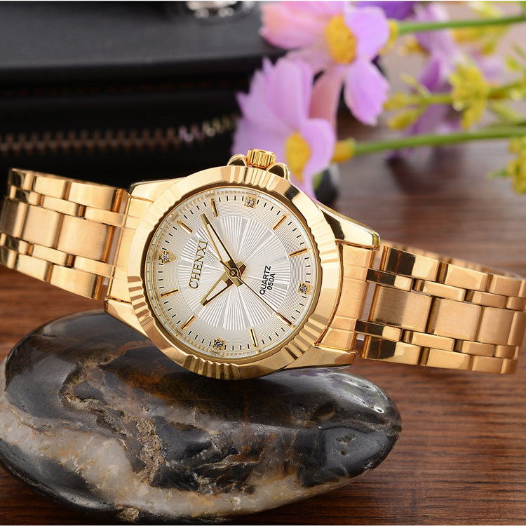 Luxury Brand Man Gold Dress Watches Stainless Steel JayJay's Scrubs