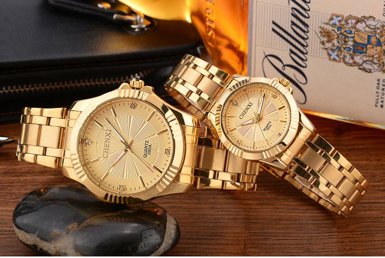 Luxury Brand Man Gold Dress Watches Stainless Steel JayJay's Scrubs