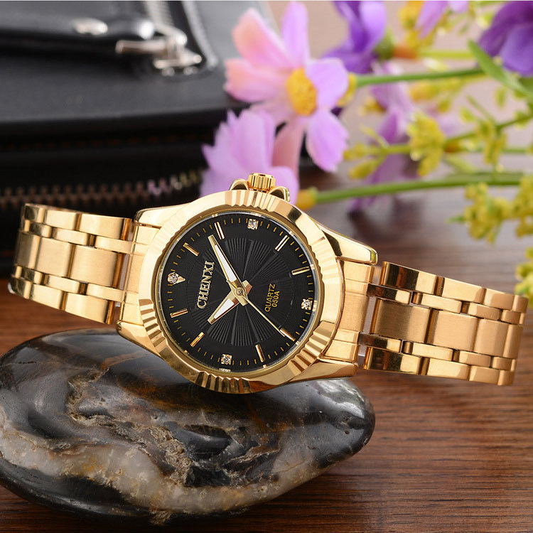 Luxury Brand Man Gold Dress Watches Stainless Steel JayJay's Scrubs