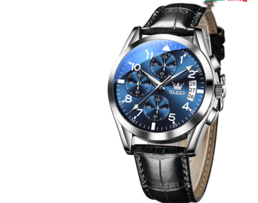 OLEVS Luxury Mens Watches Waterproof Luminous Quartz JayJay's Scrubs