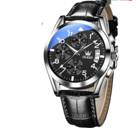 OLEVS Luxury Mens Watches Waterproof Luminous Quartz JayJay's Scrubs